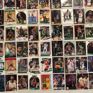 66 Boston Celtics basketball cards Larry Bird Jaylen Brown Jayson Tatum Pierce
